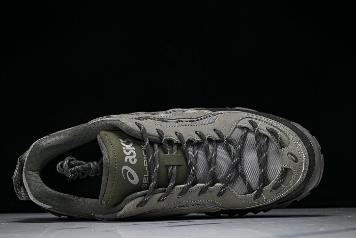 1203A746-020 GEL-TRUCK OUTDOOR SPORTS HIKING SHOES GREY/GREEN/BLACK