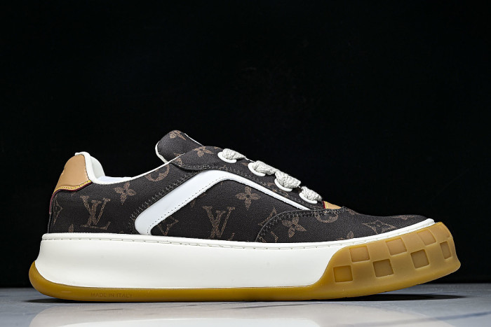 NEW MEN'S CANVAS CASUAL SNEAKERS FOR EARLY SPRING COFFEE/MOCHA