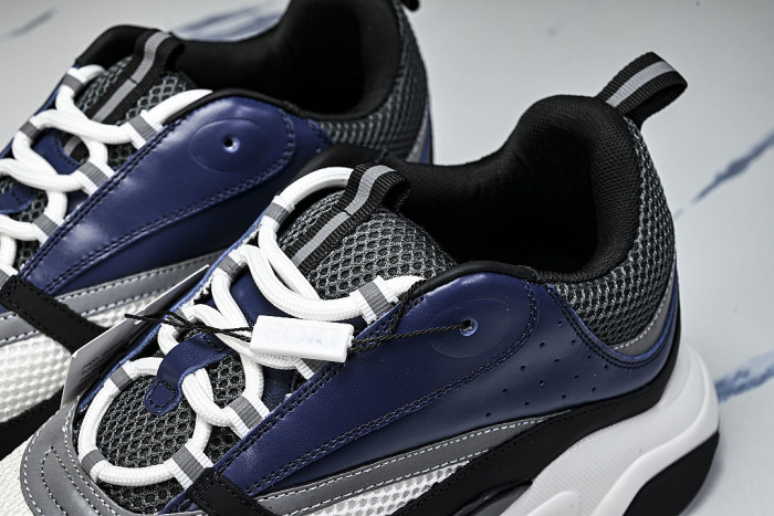 2026 THE NEW MEN'S SHOES ARE FASHIONABLE AND TRENDY LACE UP SPORTS SHOES NAVY BLUE/BLACK