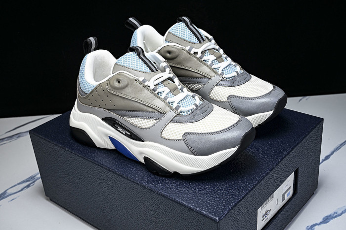 2026 NEW TRENDY LACE UP SPORTS SHOES FOR BOTH MEN AND WOMEN DARK GRAY/WHITE/SKY BLUE