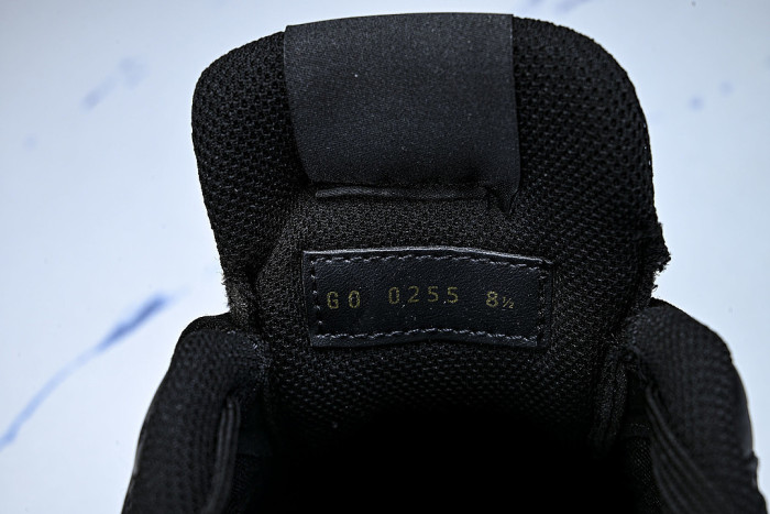 MESH-WOVEN SPORTY CASUAL RUNNING SHOES BLACK/BLACK/BLACK