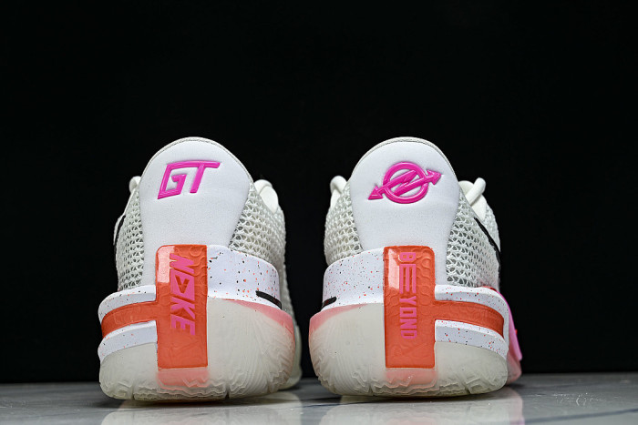CZ0175-106 AIR ZOOM G.T.CUT EP NEW PRACTICAL SERIES BASKETBALL SHOES DARK PINK/WHITE
