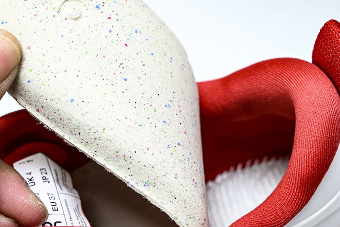 ON RUNNING LEISURE SPORTS SHOES RED/WHITE