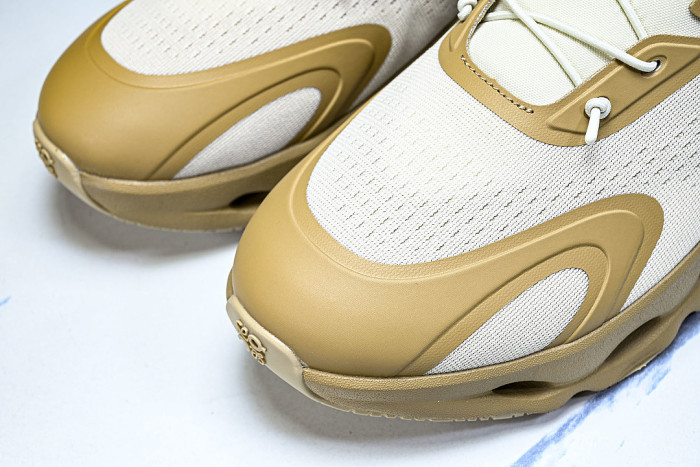 ON RUNNING LEISURE SPORTS SHOES WHITE/BROWN