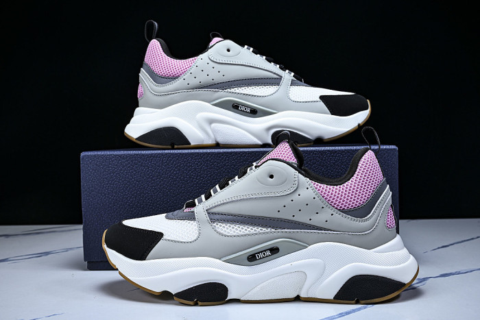 2026 THE NEW MEN'S SHOES ARE FASHIONABLE AND TRENDY LACE UP SPORTS SHOES LIGHT GRAY/LIGHT PINK