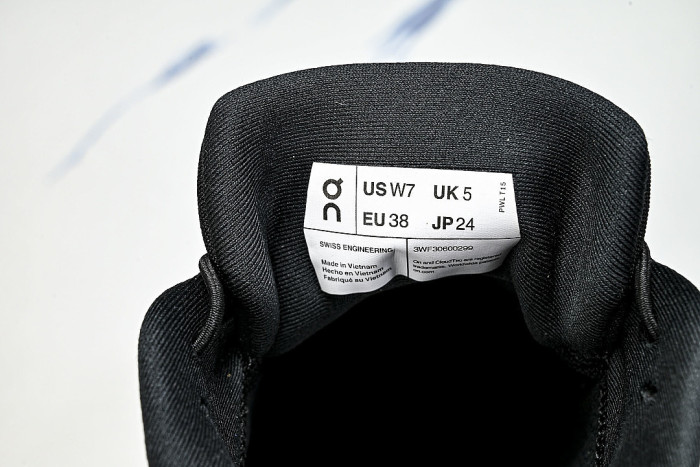 ON RUNNING LEISURE SPORTS SHOES BLACK/GREY