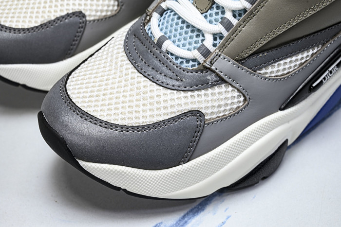 2026 NEW TRENDY LACE UP SPORTS SHOES FOR BOTH MEN AND WOMEN DARK GRAY/WHITE/SKY BLUE