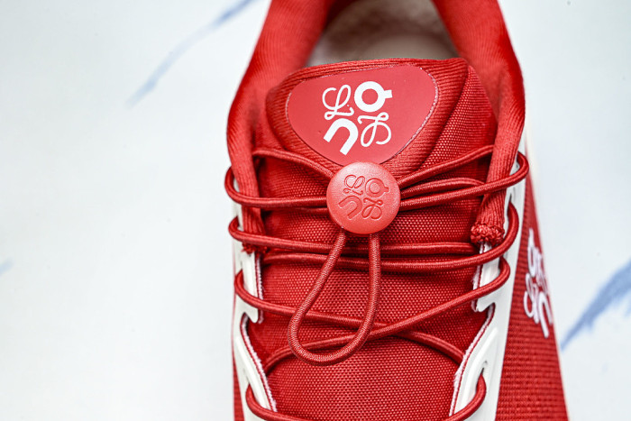 ON RUNNING LEISURE SPORTS SHOES RED/WHITE