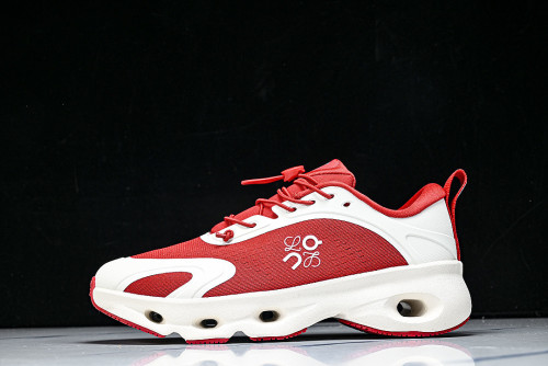 ON RUNNING LEISURE SPORTS SHOES RED/WHITE
