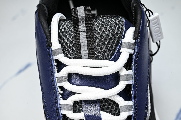 2026 THE NEW MEN'S SHOES ARE FASHIONABLE AND TRENDY LACE UP SPORTS SHOES NAVY BLUE/BLACK