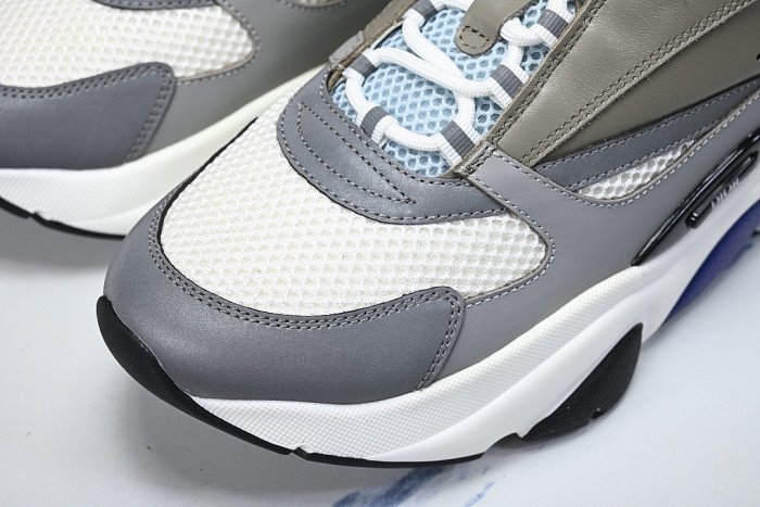 RETRO THICK-SOLED SPORTS JOGGING SHOES GREEN/GREY/WHITE/BLUE/BLACK