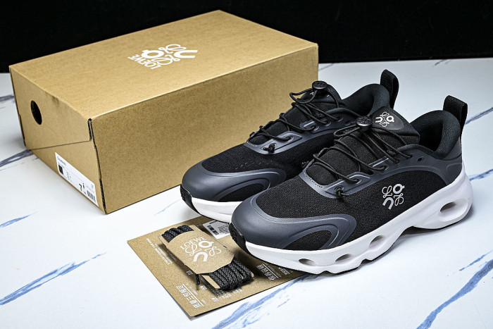 ON RUNNING LEISURE SPORTS SHOES BLACK/GREY