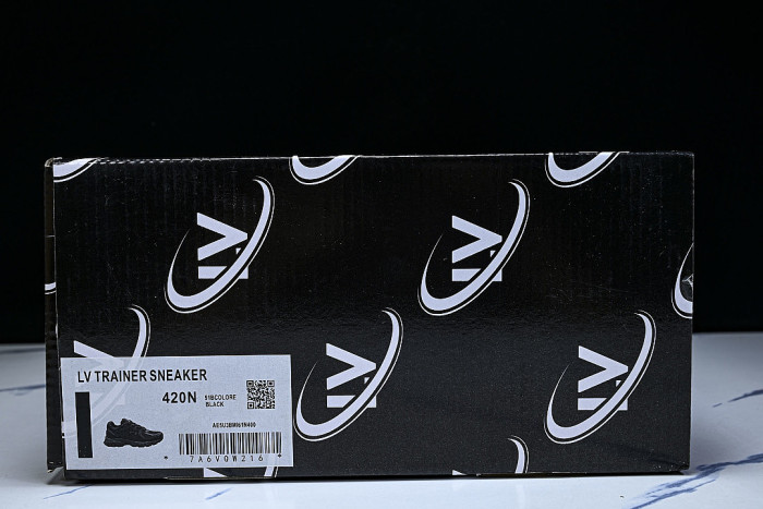 MESH-WOVEN SPORTY CASUAL RUNNING SHOES BLACK/BLACK/BLACK