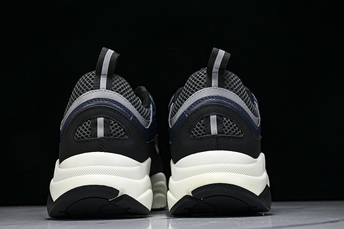 RETRO THICK-SOLED SPORTS JOGGING SHOES WHITE/BLACK/BLUE/GREY