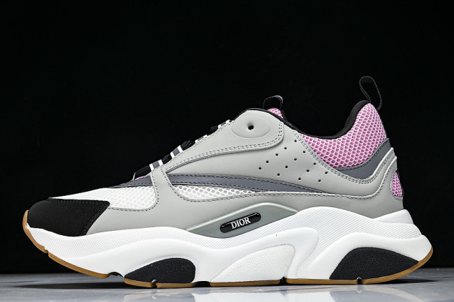 2026 THE NEW MEN'S SHOES ARE FASHIONABLE AND TRENDY LACE UP SPORTS SHOES LIGHT GRAY/LIGHT PINK