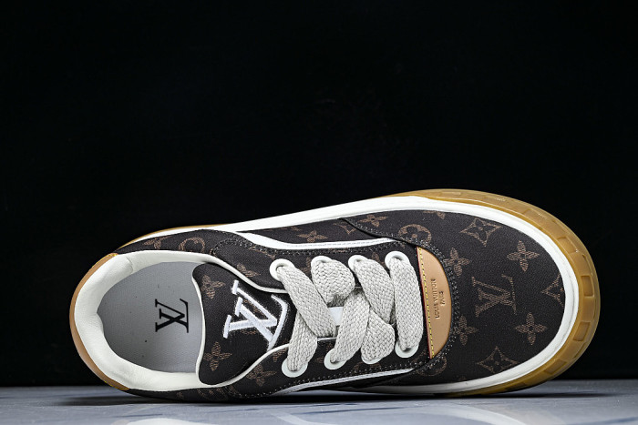 NEW MEN'S CANVAS CASUAL SNEAKERS FOR EARLY SPRING COFFEE/MOCHA