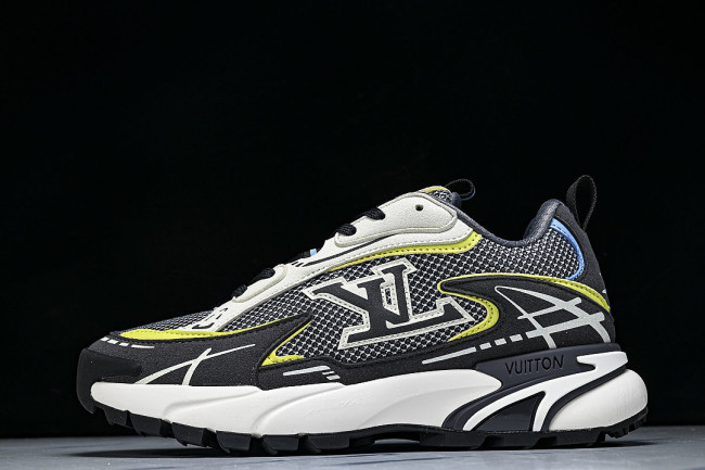 TATIC RUNNER THICK-SOLED LOW-TOP CASUAL SHOES BLACK/WHITE/GREEN