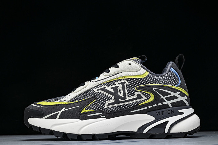 TATIC RUNNER THICK-SOLED LOW-TOP CASUAL SHOES BLACK/WHITE/GREEN