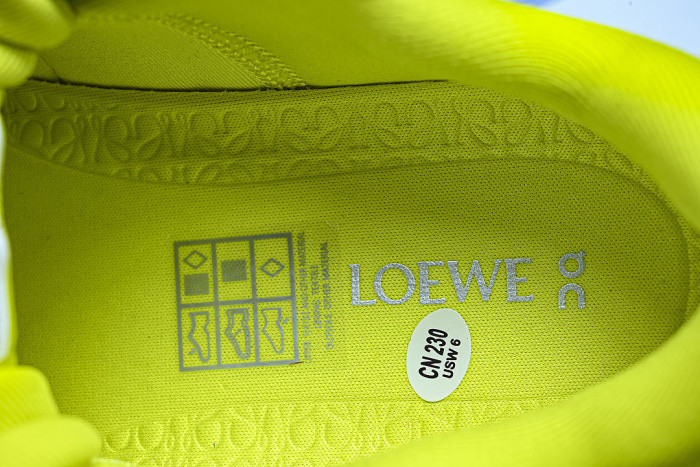 ON RUNNING LEISURE SPORTS SHOES YELLOW/YELLOW/YELLOW