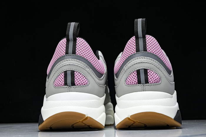 2026 THE NEW MEN'S SHOES ARE FASHIONABLE AND TRENDY LACE UP SPORTS SHOES LIGHT GRAY/LIGHT PINK