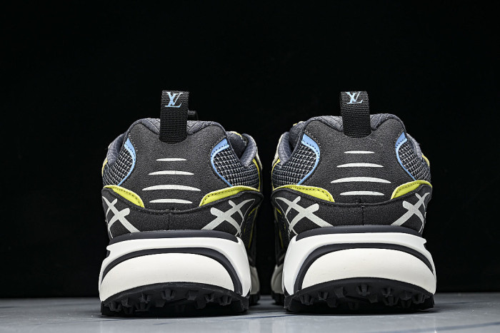 TATIC RUNNER THICK-SOLED LOW-TOP CASUAL SHOES BLACK/WHITE/GREEN