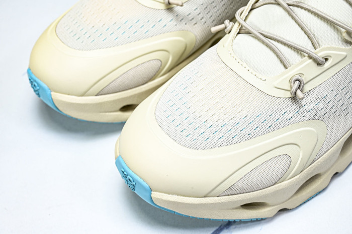 ON RUNNING LEISURE SPORTS SHOES BEIGE/BLUE/BEIGE