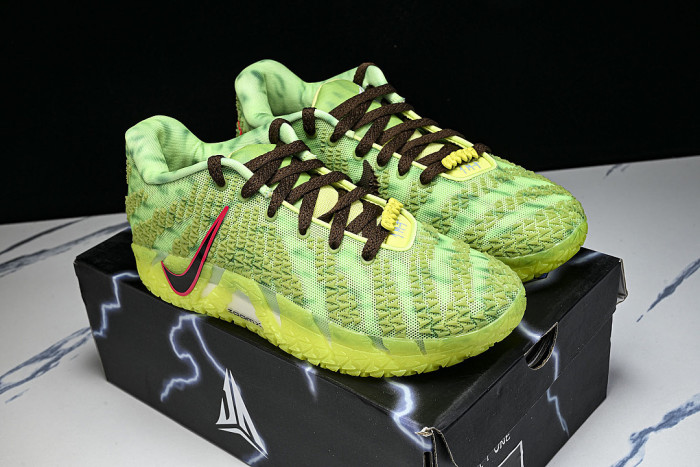 HV9924-700 JA 3 EP CASUAL BASKETBALL SHOES LIGHT GREEN/GREEN