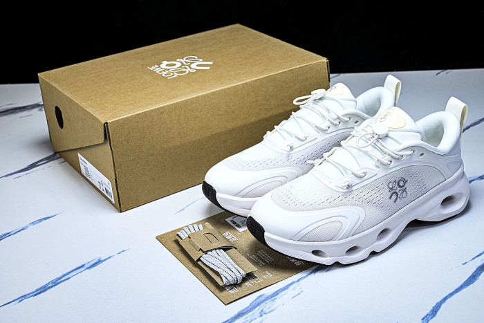 ON RUNNING LEISURE SPORTS SHOES WHITE/WHITE/WHITE