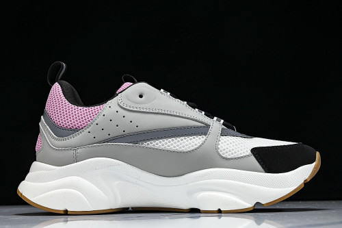 2026 THE NEW MEN'S SHOES ARE FASHIONABLE AND TRENDY LACE UP SPORTS SHOES LIGHT GRAY/LIGHT PINK