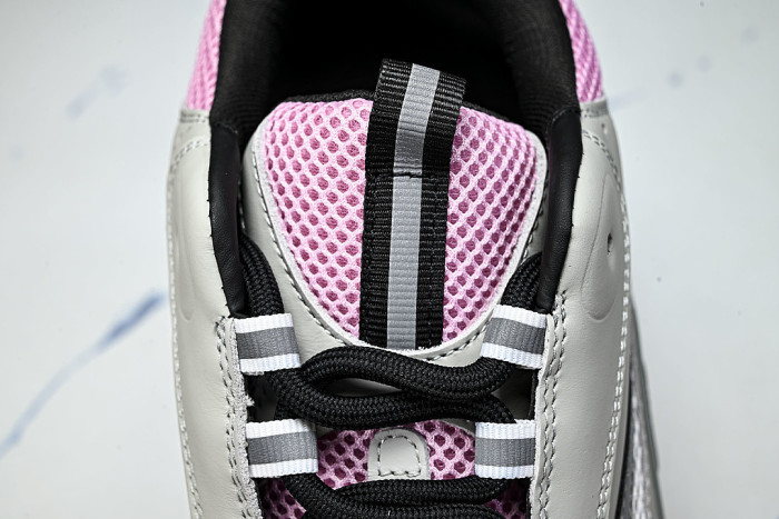 2026 THE NEW MEN'S SHOES ARE FASHIONABLE AND TRENDY LACE UP SPORTS SHOES LIGHT GRAY/LIGHT PINK
