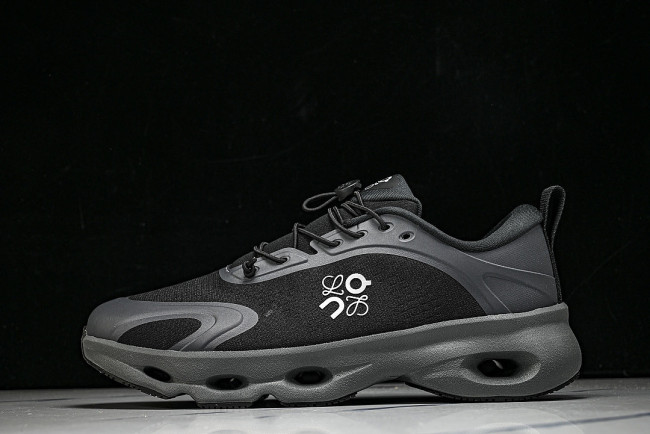 ON RUNNING LEISURE SPORTS SHOES BLACK/GREY