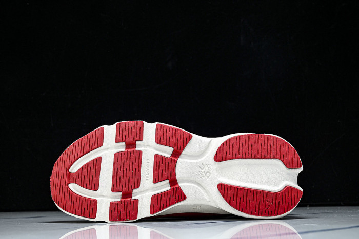 ON RUNNING LEISURE SPORTS SHOES RED/WHITE