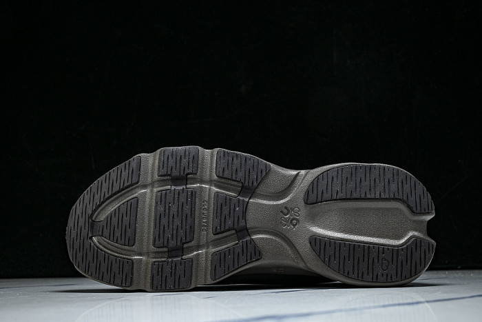 ON RUNNING LEISURE SPORTS SHOES BLACK/DARK BROWN