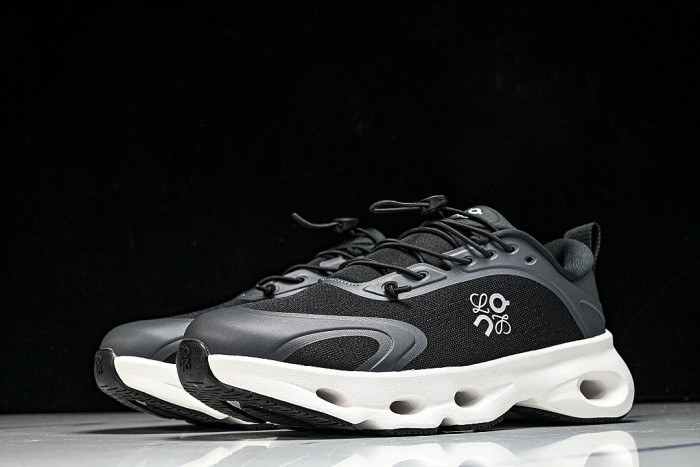 ON RUNNING LEISURE SPORTS SHOES BLACK/GREY
