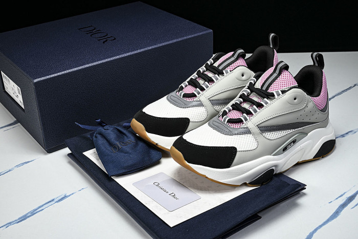 2026 THE NEW MEN'S SHOES ARE FASHIONABLE AND TRENDY LACE UP SPORTS SHOES LIGHT GRAY/LIGHT PINK