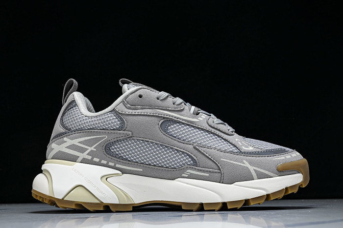 TATIC RUNNER THICK-SOLED LOW-TOP CASUAL SHOES GREY/GREY/GREY