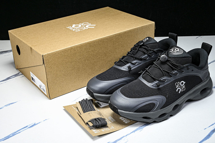 ON RUNNING LEISURE SPORTS SHOES BLACK/GREY