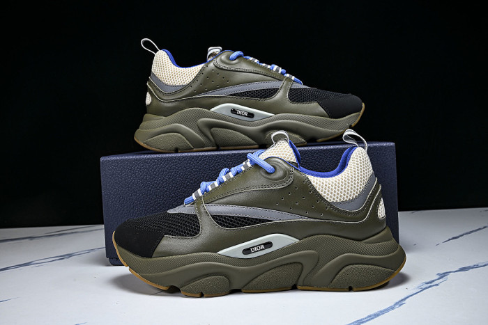 2026 THE NEW MEN'S SHOES ARE FASHIONABLE AND TRENDY LACE UP SPORTS SHOES ARMY GREEN/GREEN