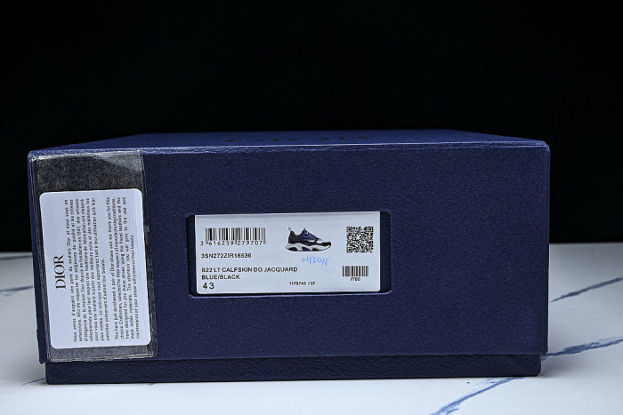 2026 THE NEW MEN'S SHOES ARE FASHIONABLE AND TRENDY LACE UP SPORTS SHOES NAVY BLUE/BLACK
