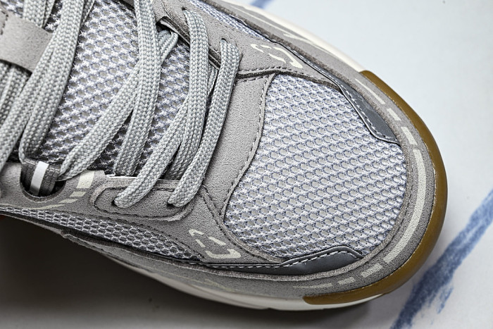 TATIC RUNNER THICK-SOLED LOW-TOP CASUAL SHOES GREY/GREY/GREY