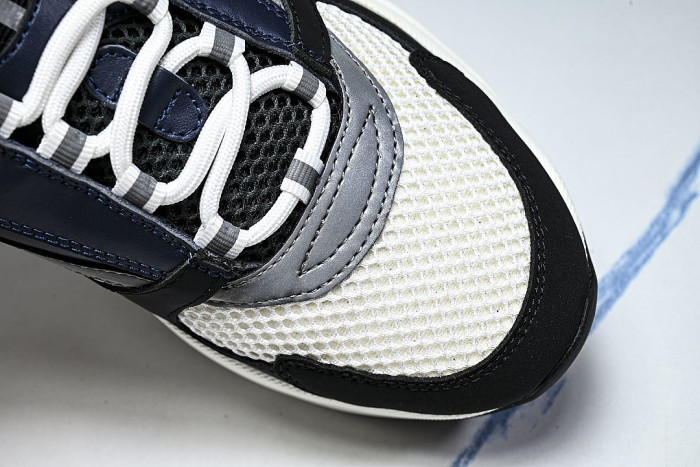 RETRO THICK-SOLED SPORTS JOGGING SHOES WHITE/BLACK/BLUE/GREY