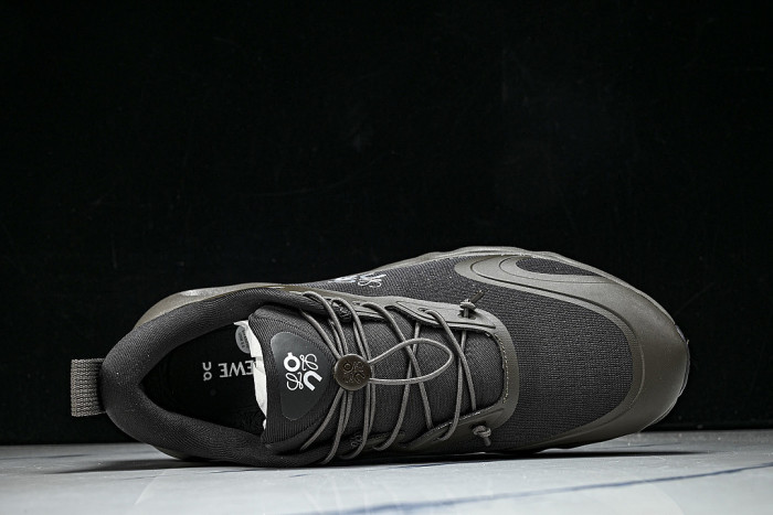 ON RUNNING LEISURE SPORTS SHOES BLACK/DARK BROWN