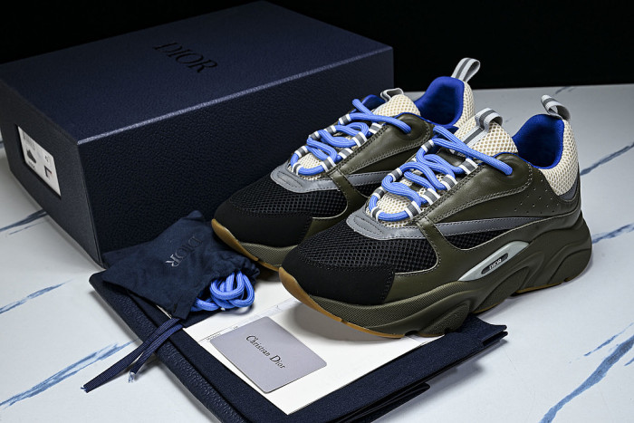 2026 THE NEW MEN'S SHOES ARE FASHIONABLE AND TRENDY LACE UP SPORTS SHOES ARMY GREEN/GREEN