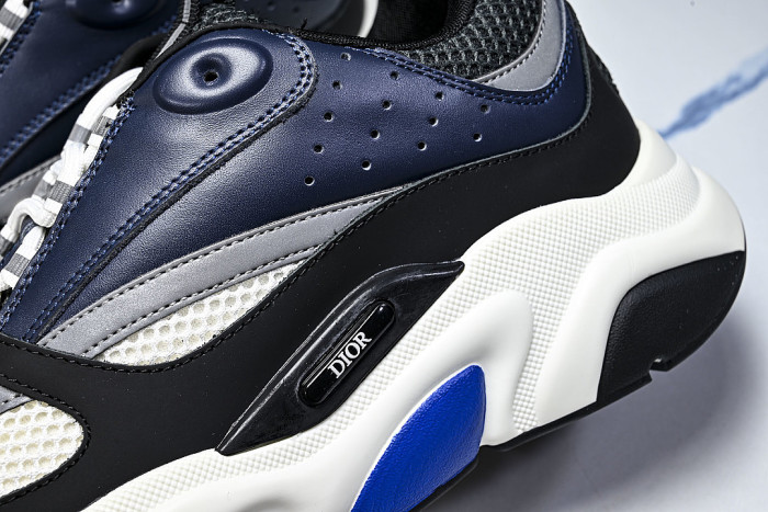 RETRO THICK-SOLED SPORTS JOGGING SHOES WHITE/BLACK/BLUE/GREY