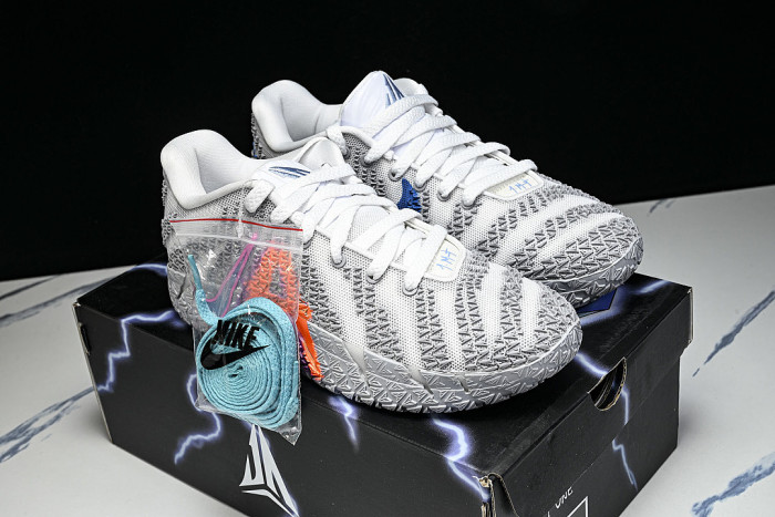 HF2794-100 JA 3 LIGHT SHOW CASUAL BASKETBALL SHOES LIGHT GRAY/GREY/ORANGE