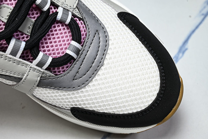 2026 THE NEW MEN'S SHOES ARE FASHIONABLE AND TRENDY LACE UP SPORTS SHOES LIGHT GRAY/LIGHT PINK