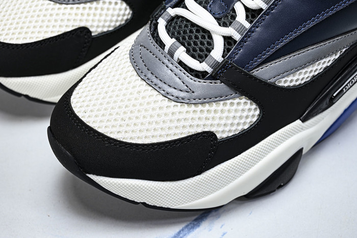 RETRO THICK-SOLED SPORTS JOGGING SHOES WHITE/BLACK/BLUE/GREY
