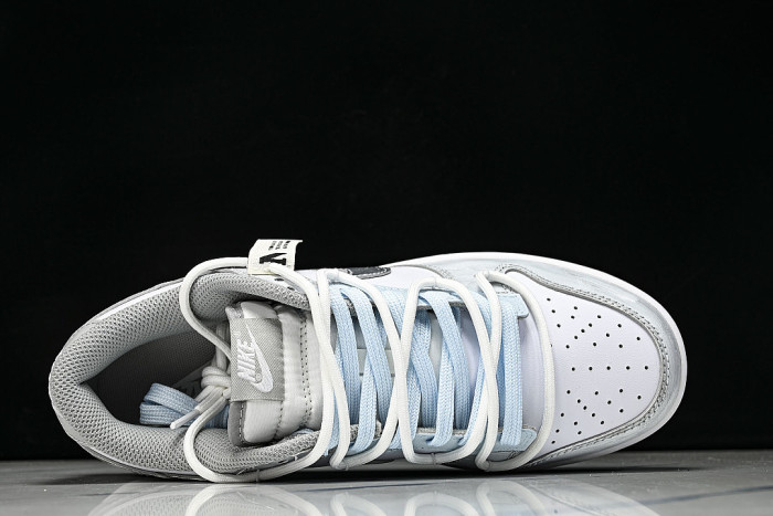HF5441-105 DUNK LOW CASUAL SNEAKERS WHITE/LIGHT SMOKE GREY/WHITEC