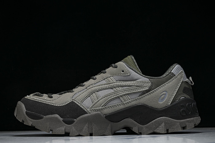 1203A746-020 GEL-TRUCK OUTDOOR SPORTS HIKING SHOES GREY/GREEN/BLACK