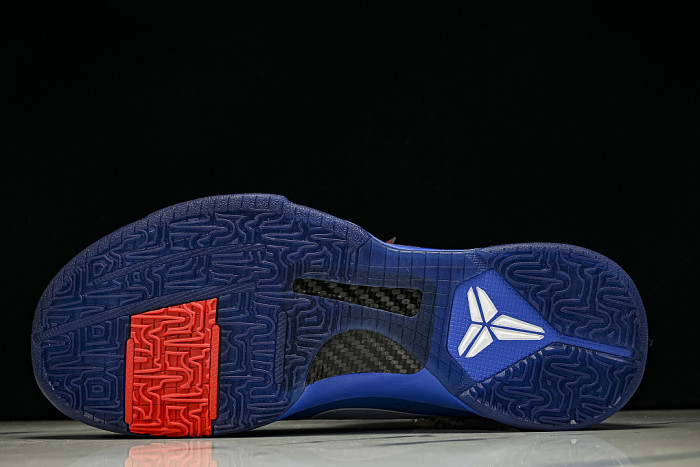 IO6256-400 ZOOM KOBE 5 CHAOS PRACTICAL BASKETBALL SHOES KLEIN BLUE/DARK BLUE